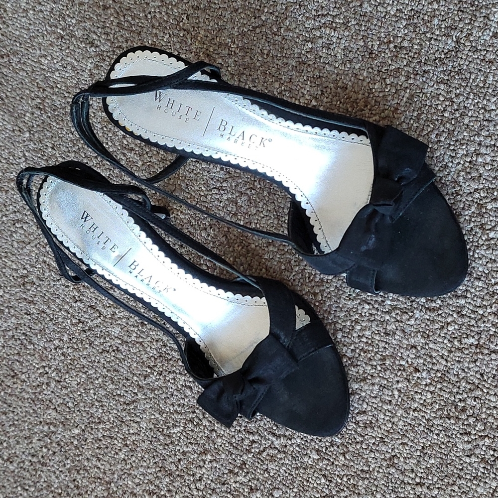 WHBM Black Dress Heels